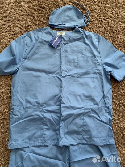 Медицинский костюм новый мужской 56-58