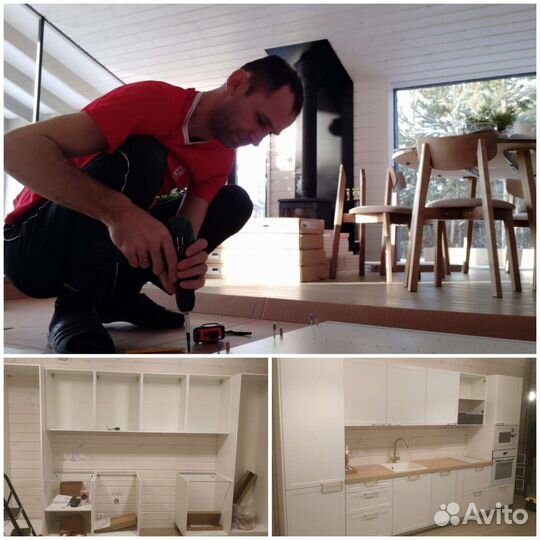 Сборка мебели, сборка кухни, сборщик мебели