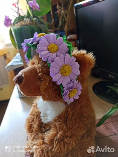 Ободок для волос ручной работы