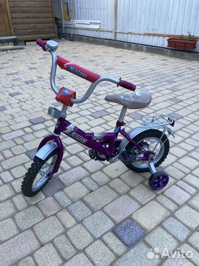 Детский велосипед с ручкой бу