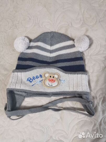 Шапка демисезонная для мальчика 48