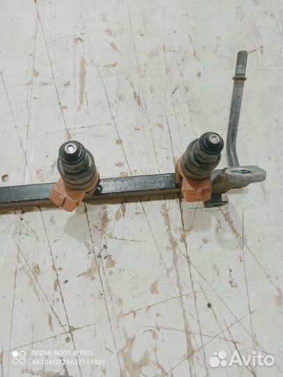 Топливная рампа с форсунками Daewoo Matiz