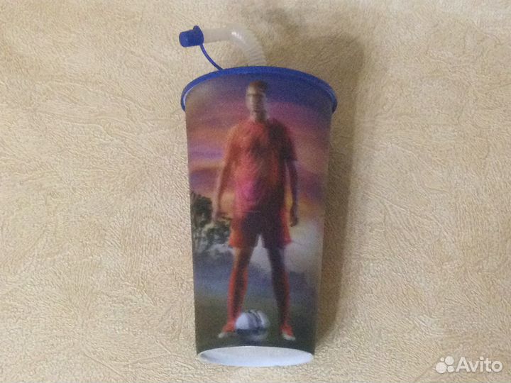 Стакан с крышкой Кристиано Роналдо