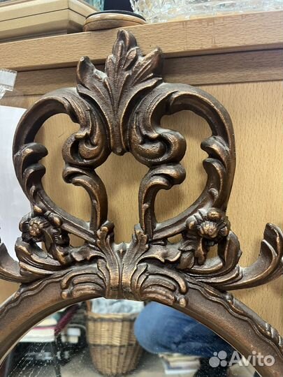 Шикарное большое заркало СССР. Винтаж