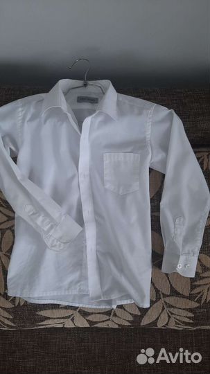Рубашка белая 146р