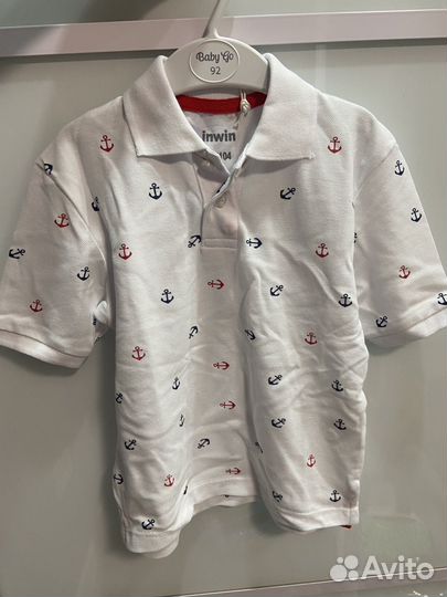 Поло футболка батник 98-104