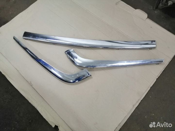 Накладки хром бампера Волга газ 3110