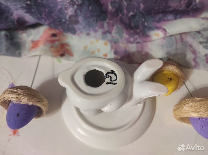 Изящное сервировочное блюдо с зайцем из доломита