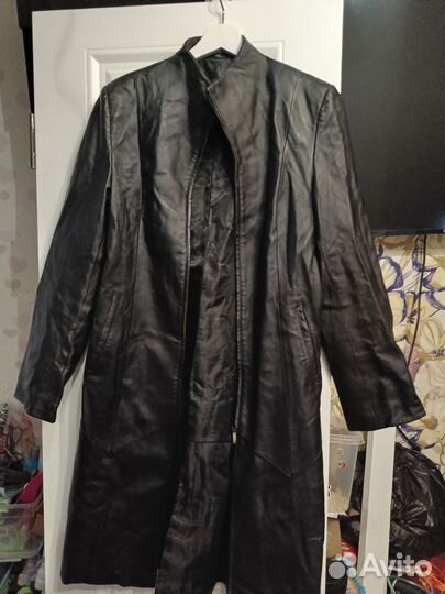 Плащ кожаный 46-48р