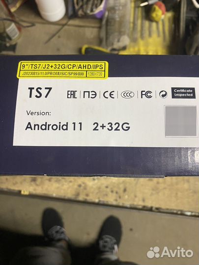 Андроид магнитола Ts- 7 9 дюймов + камера