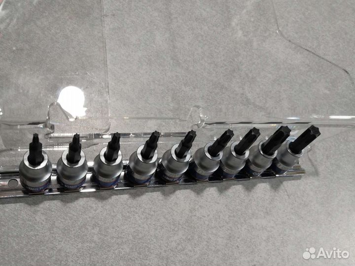 Набор торцевых насадок 3/8 torx Т10-Т50 9пр KT