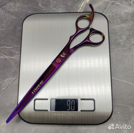 Проф. прямые ножницы для стрижки животных 8*