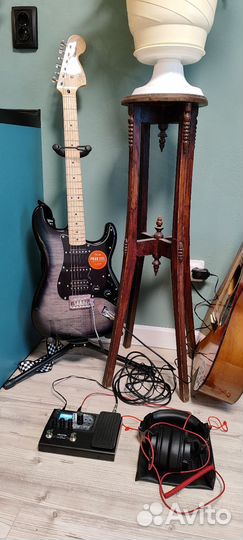 Электрогитара fender stratocaster + процессор