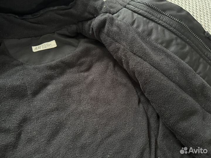 Куртка демисезонная для мальчика 140 утепленная