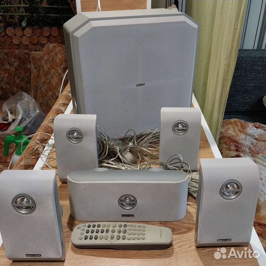 Колонки и сабвуфер philips