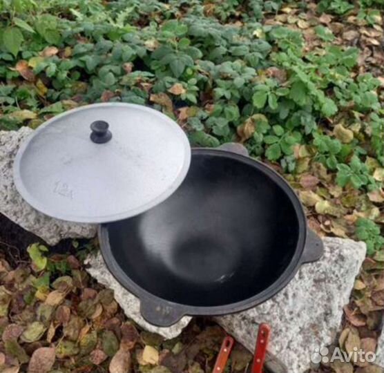 Казан чугунный 12 литров
