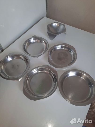 Тарелки из нержавейки СССР