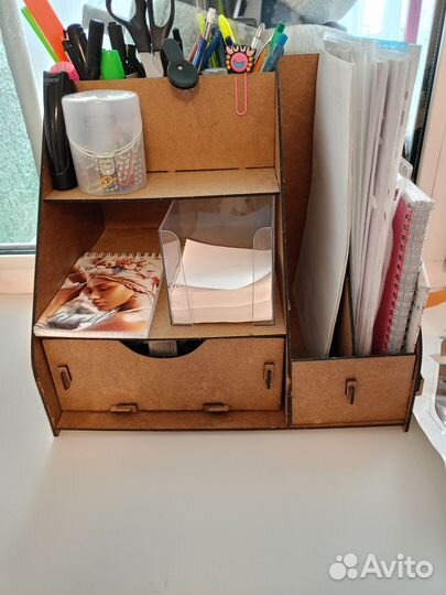 Органайзер для канцелярии деревянный