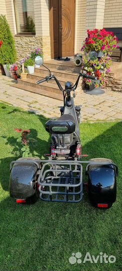 Электро скутер citycoco трехколесный