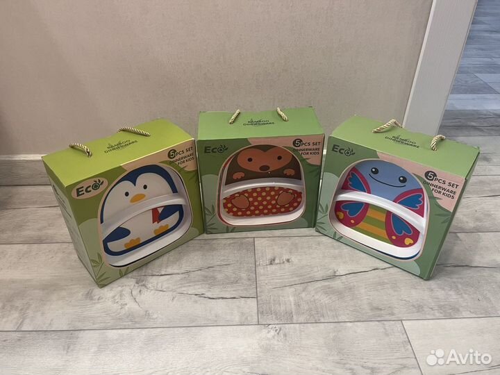 Детская посуда из бамбука