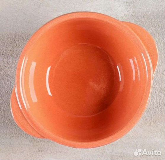 Бульонница, 500 мл, d14 см, цвет коричневый