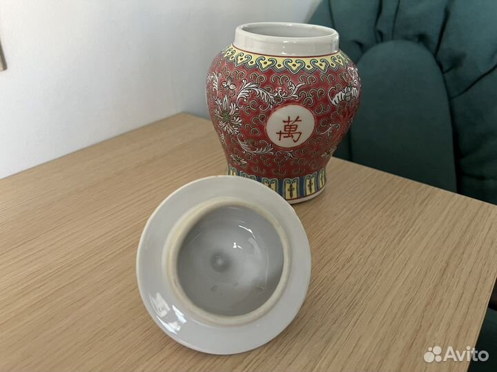 Чайница Старый Китай Фарфор