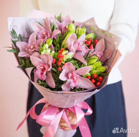 Букет орхидеи, доставка