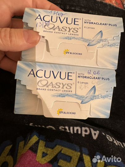 Линзы acuvue oasys