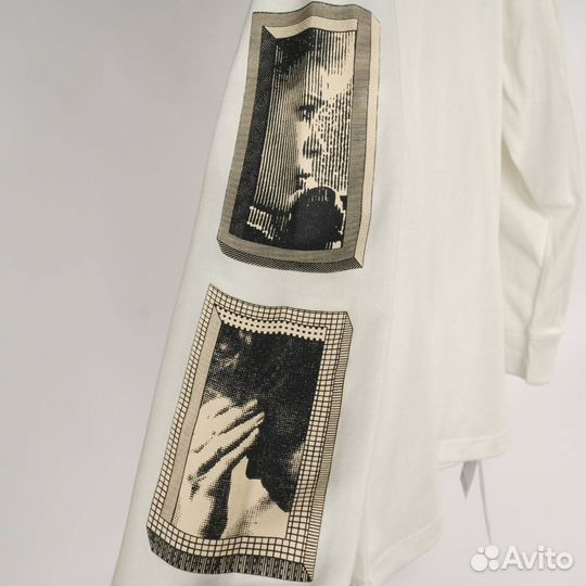 Лонгслив cavempt белый оверсайз cav empt