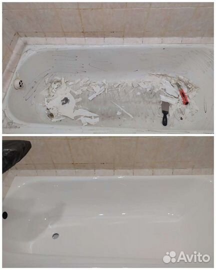 Реставрация ванн жидким акрилом