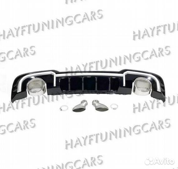 Диффузор RS3 Audi a3 8v 16-20 хэтчбек