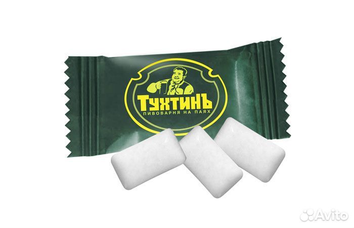 Жевательная резинка с логотипом заказчика