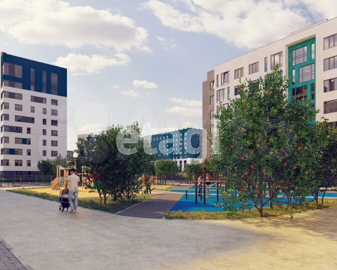 2-к. квартира, 66,7 м², 3/10 эт.