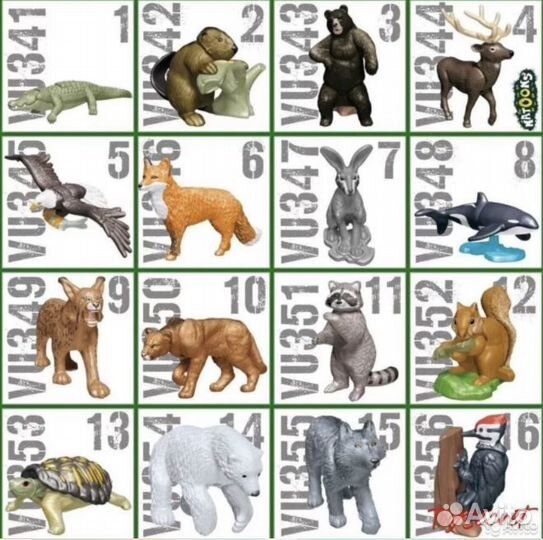 Игрушки Киндер natoons 2021