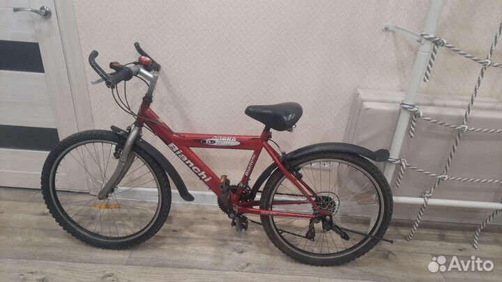 Велосипед bianchi подростковый 24
