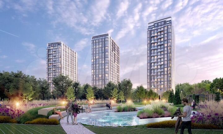 2-к. квартира, 69,5 м², 4/22 эт.