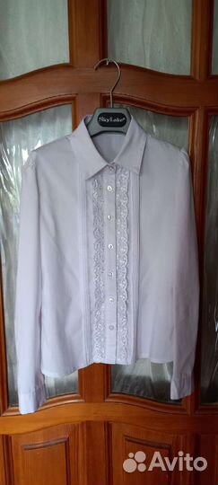 Блузка белая школьная