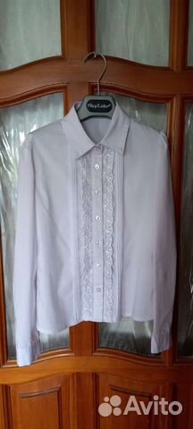 Блузка белая школьная