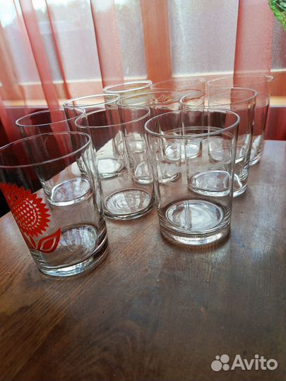 Стаканы старинные тонкостенные