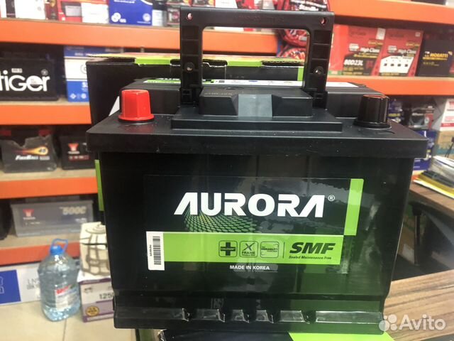 Аккумулятор Aurora 62Ач прямая полярность MF56220