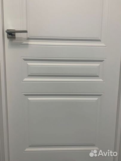 Двери межкомнатные с коробкой белые