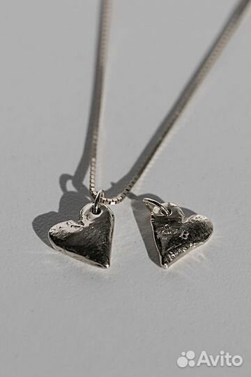 Подвеска Сердечко из серебра