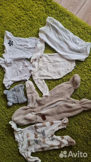 Вещи на мальчика от 0 до 3 месяцев