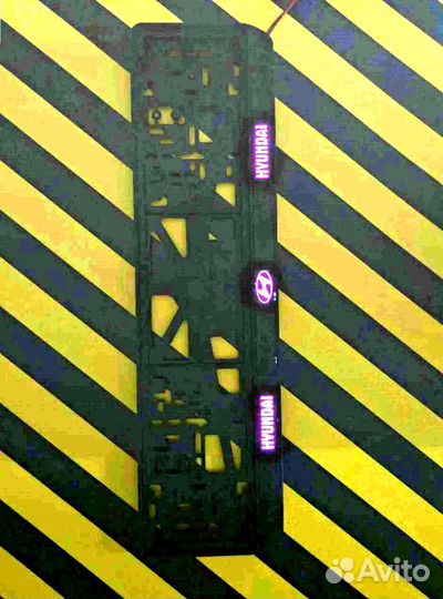 Номерная рамка с вашим логотипом