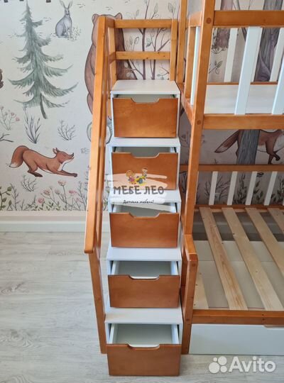 Детская двухъярусная кровать