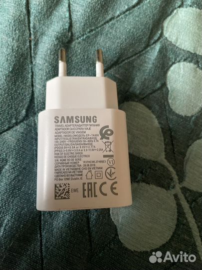 Зарядное устройство samsung