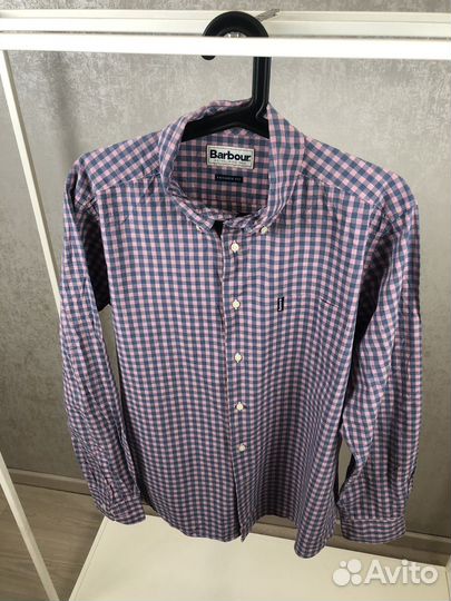 Рубашка из хлопка в клетку Barbour (Gingham ZZ)