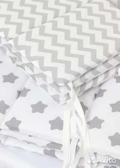 Бортики в кроватку для новорожденных