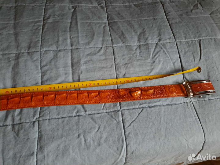 Ремень из кожи крокодила