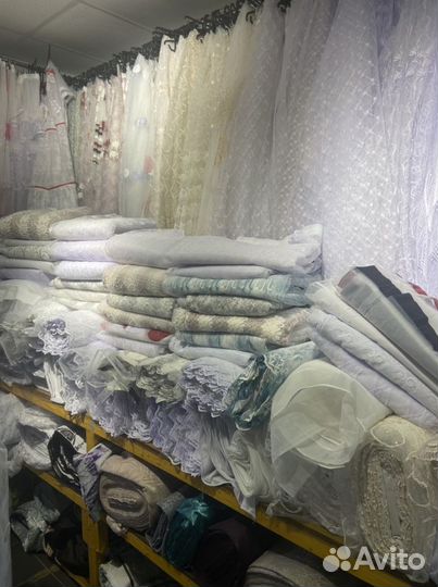 Тюль, Турецкая, Жаккард, Шторы, Подшив